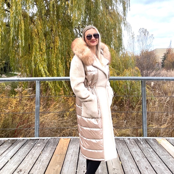 New Jacket with natural fur NWT - Picture 5 of 12